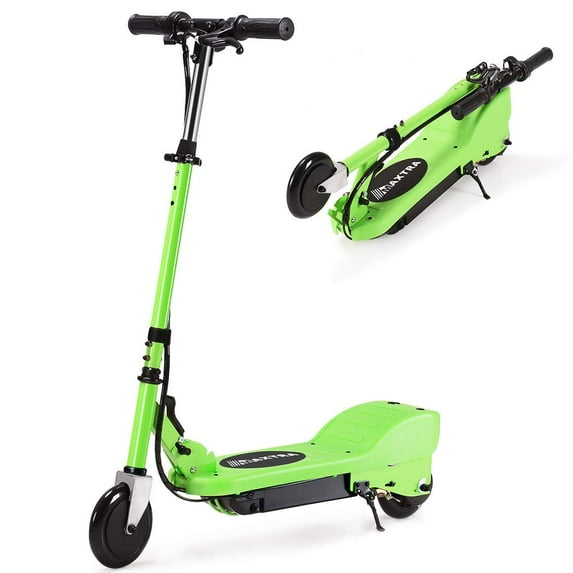 Maxtra Folding Electric Scooter with Adjustable Handlebar for Kids Ages 6-12, 155lbs Max Load