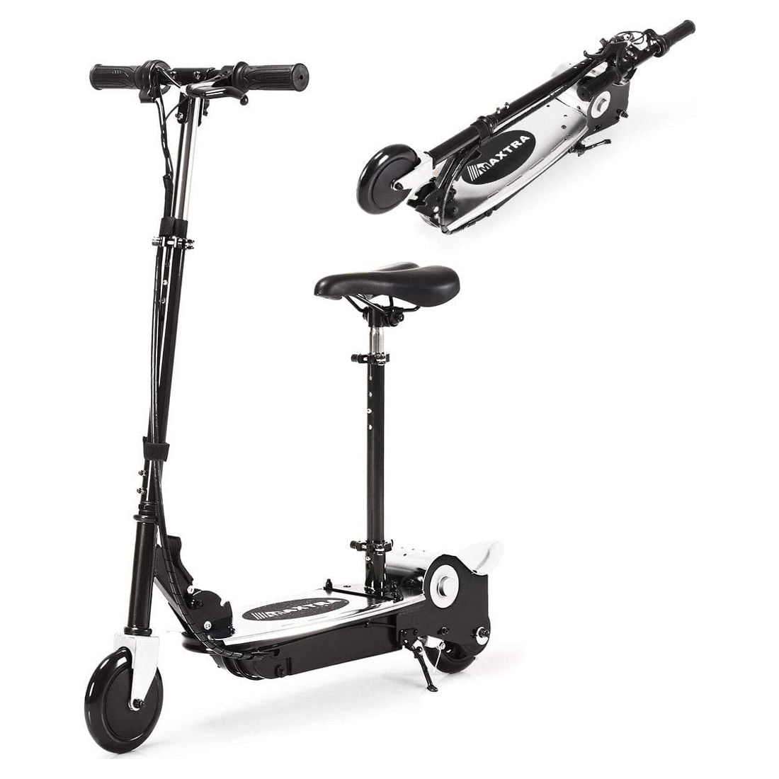 Maxtra E120 Kids Electric Scooter, Foldable with Removable Seat, 10 MPH