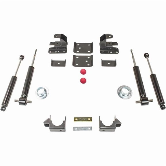 Maxtrac K331335S 371303 & 201360 3 in. Front Drop 5 in. Rear Drop Shocks Lowering Kit