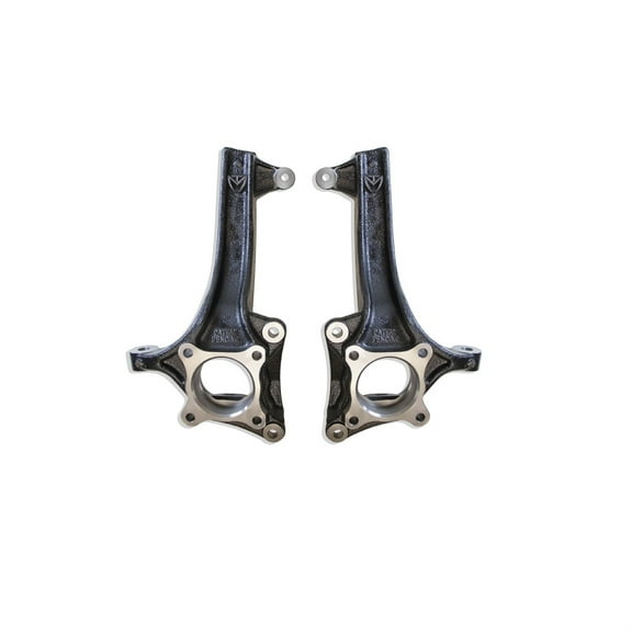 MaxTrac 704140 Spindle Direct Fit 4 Inch Lift Iron Raw Set Of 2