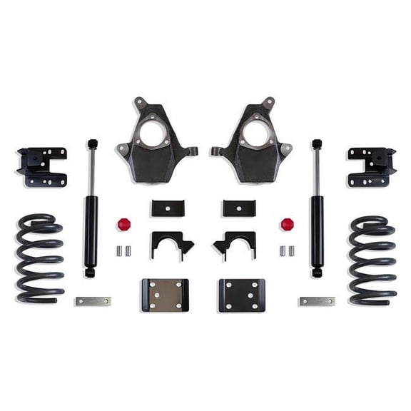 Maxtrac Suspension  0.6 in. Lowering Kit with Maxtrac Shocks for 20072-2013 New Gm 1500 2-4WD