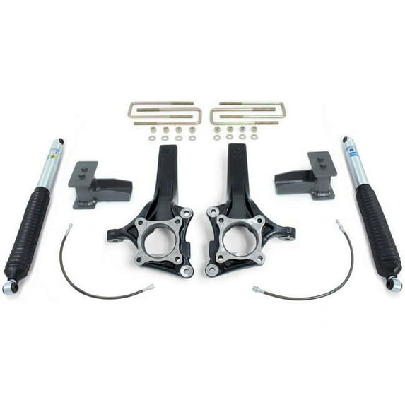 Maxtrac Suspension 4 x 2 in. Front & Rear Lift Kit with Bilstein Shocks for 703440 & 903140B