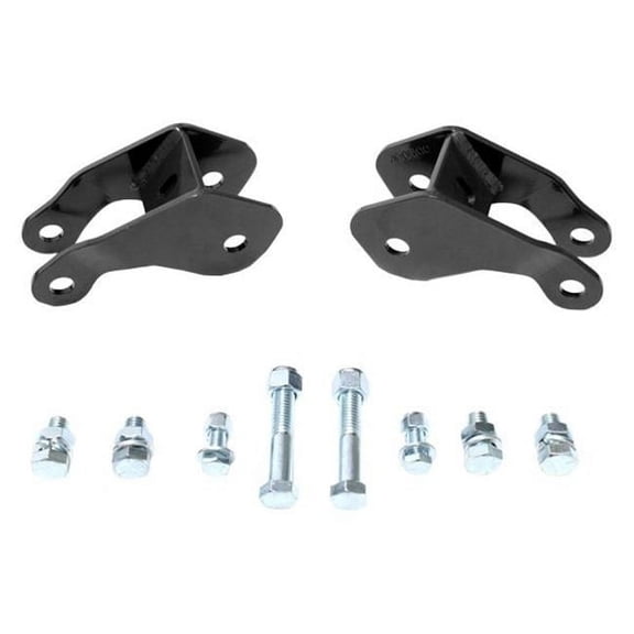 Maxtrac Suspension MXT400500 Rear Shock Angle Correctors for 1988-1998 Chevy CK Pickup, Gray