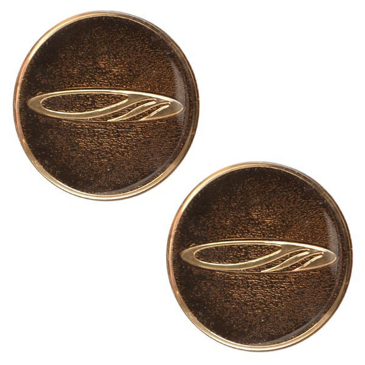 Maxum Boat Raised Decals 17093 Trailer Wheel Cap Logo Sticker (Pair