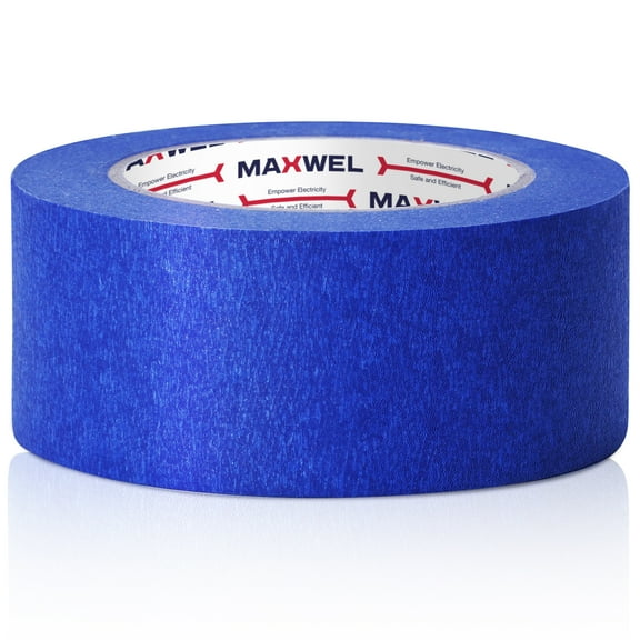 Maxwel Manufacturing Blue Painters Tape 2 Inch Wide - 60 Yards Masking Tape Multi Surfaces Protect Paint Tape for Painter Walls Painting