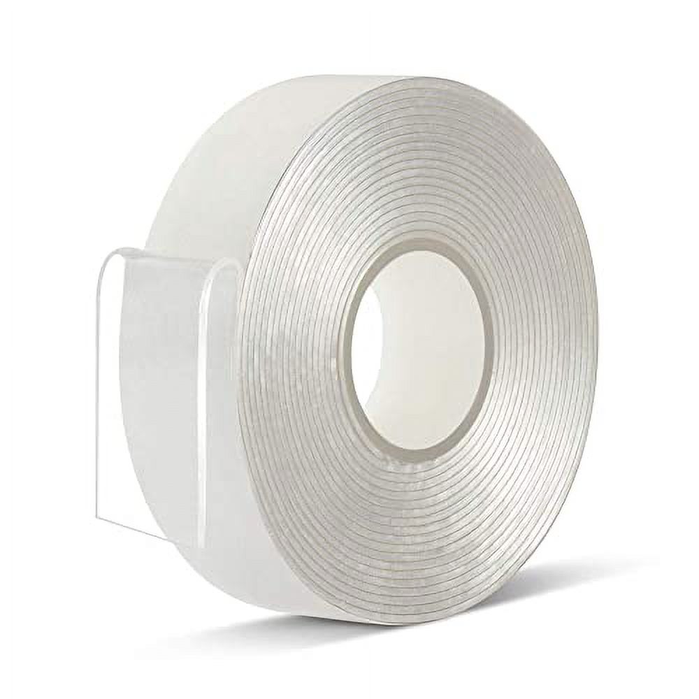Heavy Duty Clear Double Sided Tape – 1/2 Inch X 10 Feet, Super Strong & Removable - View #7