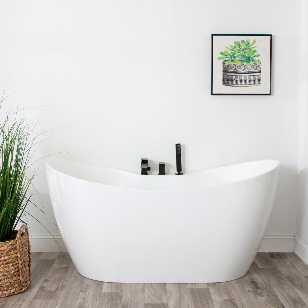 Double Slipper Freestanding Tub