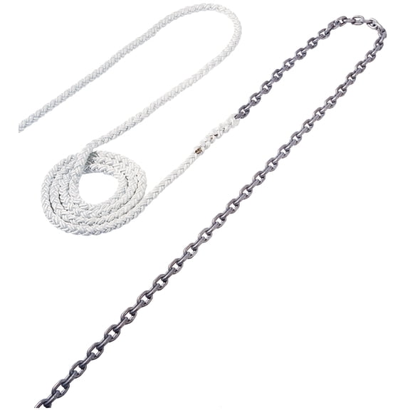 Maxwell Ancor Rode 18 5/16" Chain to 200 5/8" Nylon Brait - RODE53
