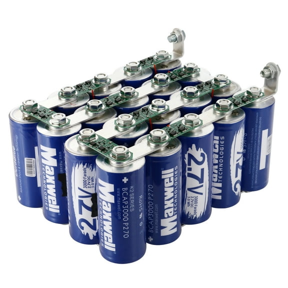 Maxwell Durablue 54V 150F Super Capacitor Battery 20pcs 2.7V 3000Farads Car audio capacitor solar power system home