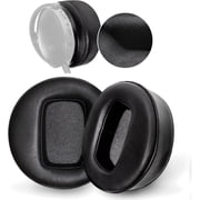 Maxwell Ear Pads - Extra Large Thick Lambskin Earpads Compatible with Audeze Maxwell Headphones Thick Filling Memory Foam Replacement Cushion Plus 2 Mic Covers