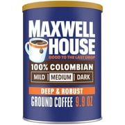 Maxwell House 100% Colombian Ground Coffee, 9.9 oz Canister