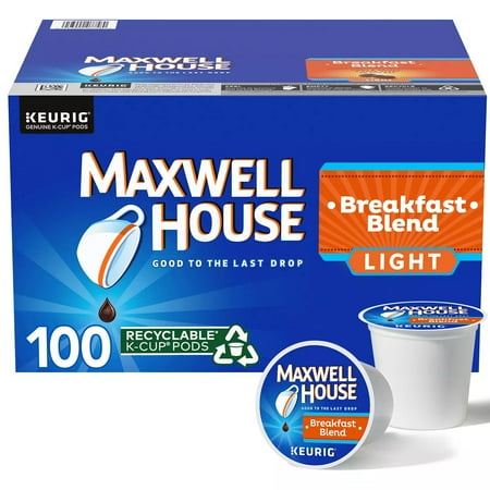 Maxwell House Breakfast Blend K-Cup Coffee Pods 100 Count