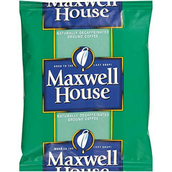 Maxwell House Decaf Medium Roast Ground Coffee (1.5 oz Packets, Pack of 42)