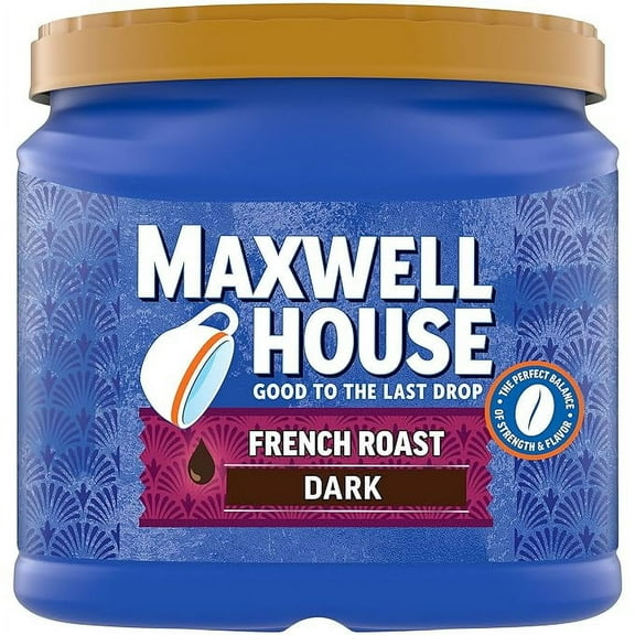Maxwell House French Roast Dark Roast Ground Coffee (25.6 oz Canister)