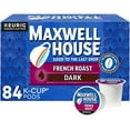 thumbnail image 1 of Maxwell House French Roast Dark Roast K-Cup Coffee Pods (84 Ct Box), 1 of 3