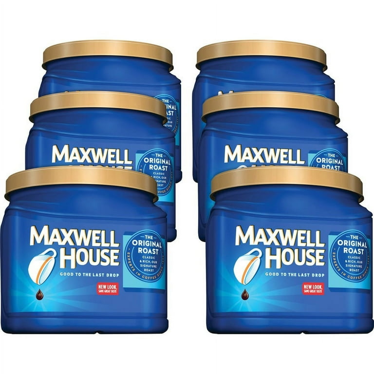 Maxwell House Ground Original Roast Coffee - Medium - 30.6 oz - 6 / Carton Maxwell House Ground Original Roast Coffee - Medium - 30.6 oz - 6 / Carton