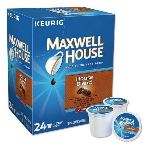 Maxwell House House Blend Coffee K-Cups, 24/Box, Each