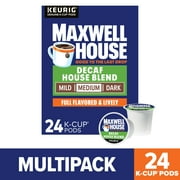 Maxwell House House Blend Decaf Coffee K-Cup Pods, Decaffeinated, 24 ct Box