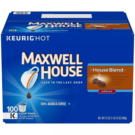 Product Of Maxwell House House Blend K Cup Packs 100 ct.