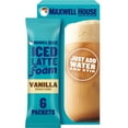 thumbnail image 1 of Maxwell House Iced Vanilla Latte with Foam All in One Drink Mix, 5.92 oz, 6 Packets, 1 of 11