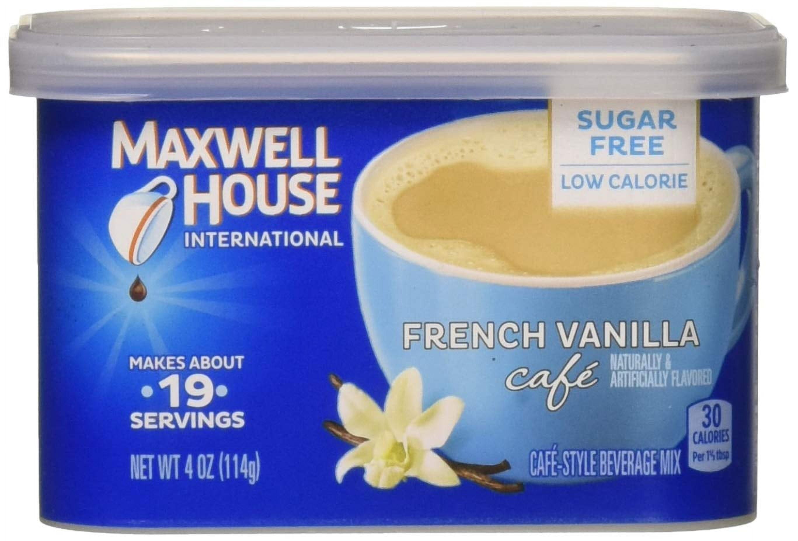 Maxwell House International French Vanilla Cafe, 4 oz (Pack of 8