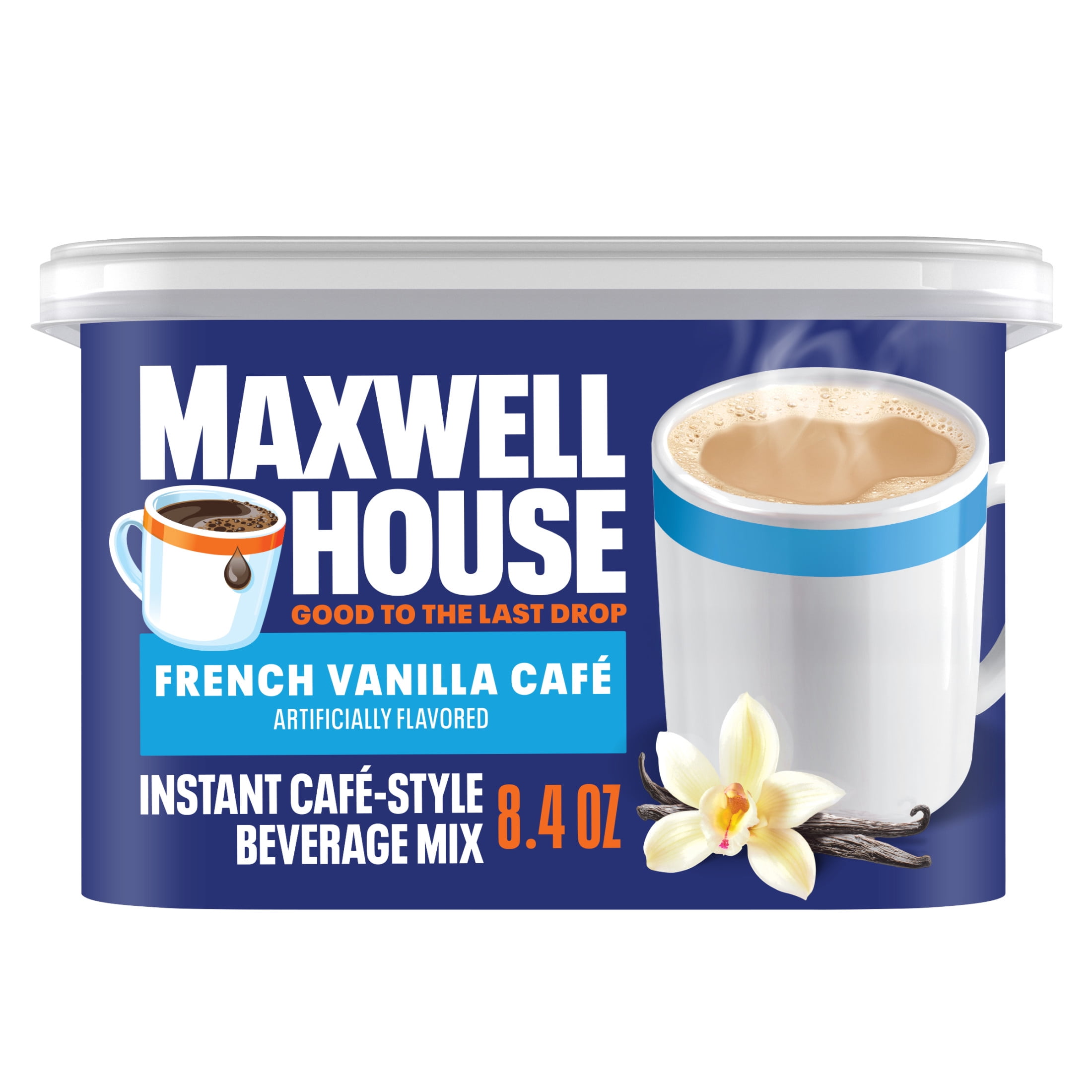 Maxwell House Instant Coffee French Vanilla Beverage Mix 8.4 oz