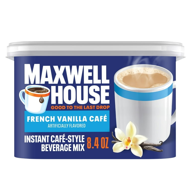 Maxwell House Instant Coffee French Vanilla Beverage Mix 8.4 oz