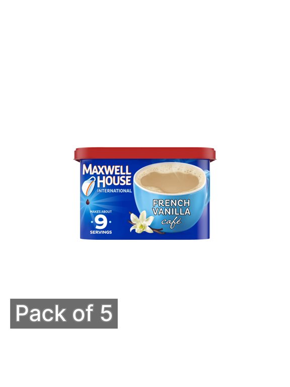 International French Vanilla Cafe Mix 8.4 oz (Pack of 5)