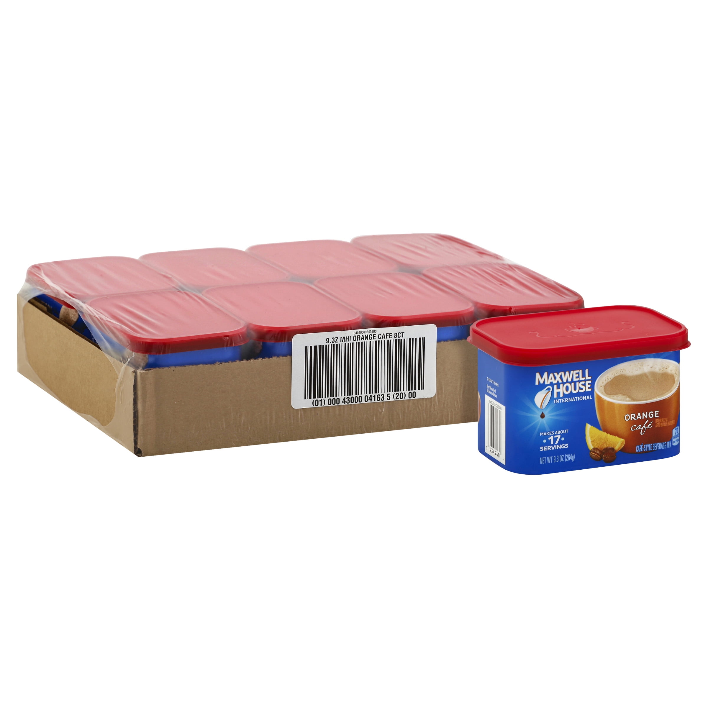 Maxwell House International Instant Cafe Orange Beverage Mix, 9.3