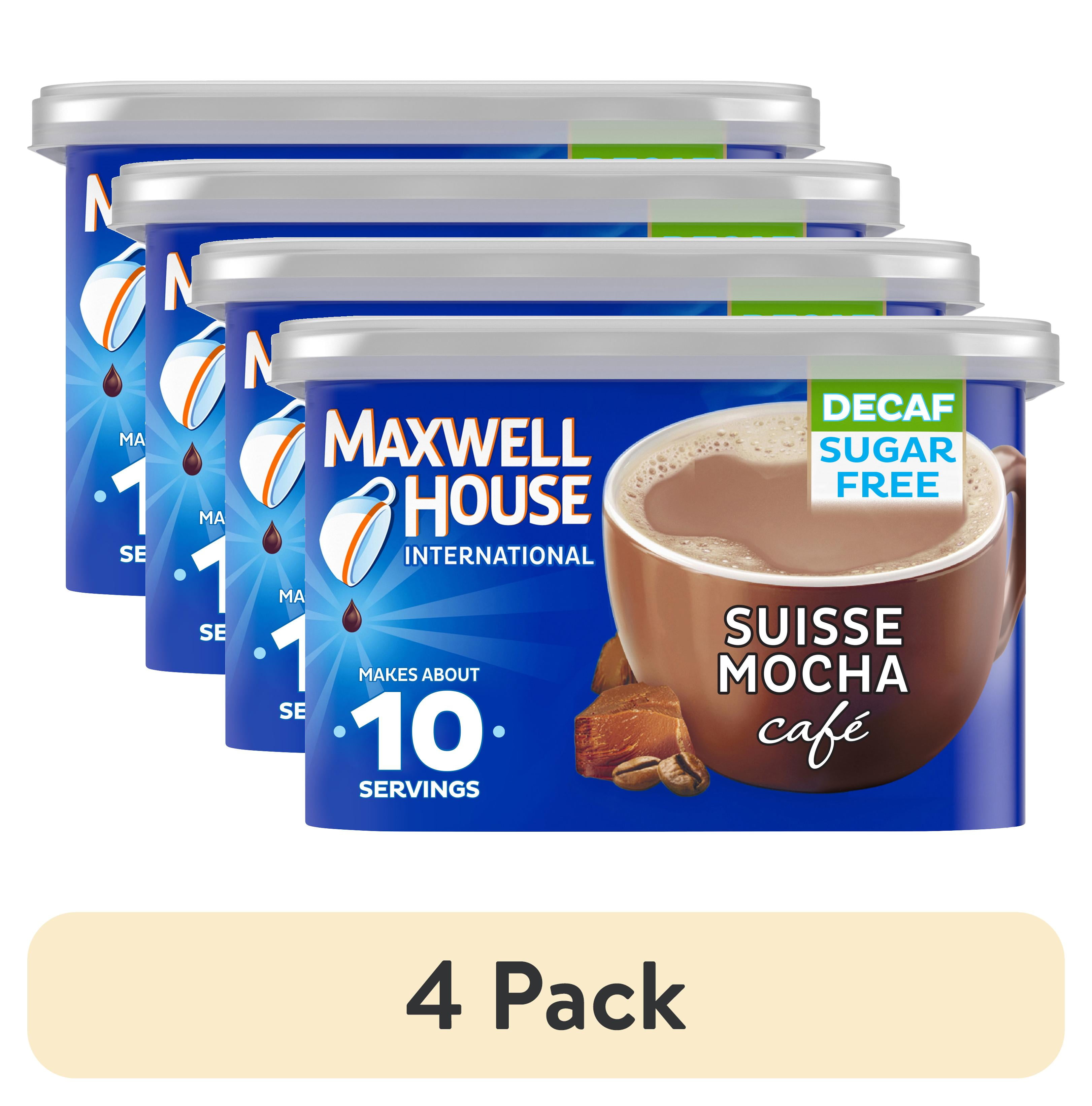 (4 pack) Maxwell House International Suisse Mocha CaféStyle Decaf