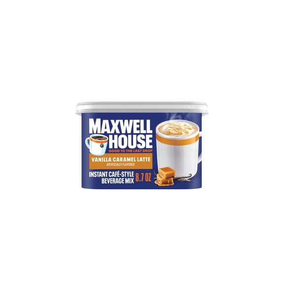 Maxwell House International, Vanilla Caramel Latte 8.7 oz (Pack of 10)