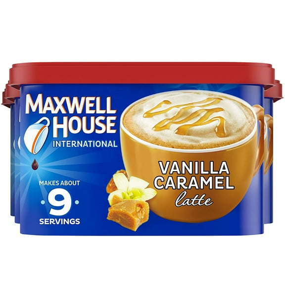 Maxwell House International Vanilla Caramel Latte Mix, 8.7 OZ (Pack of 3)