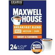 Maxwell House Breakfast Blend Mild Roast K-Cup® Coffee Pods, 24 Count Box