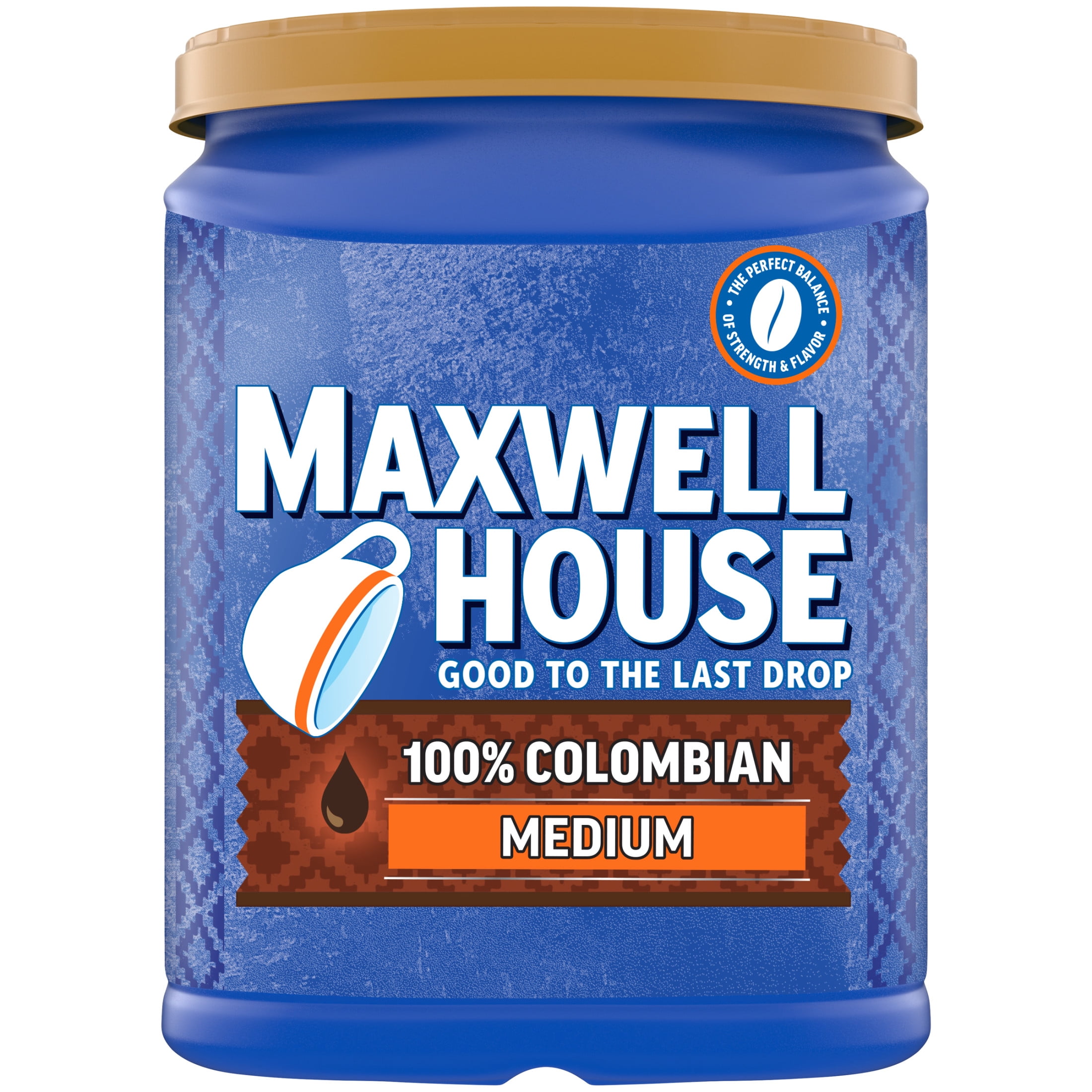 Maxwell House Original Colombian Medium Roast Ground Coffee, 37.7