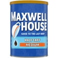Maxwell House Medium Roast Half Caff Ground Coffee, 11 oz. Canister