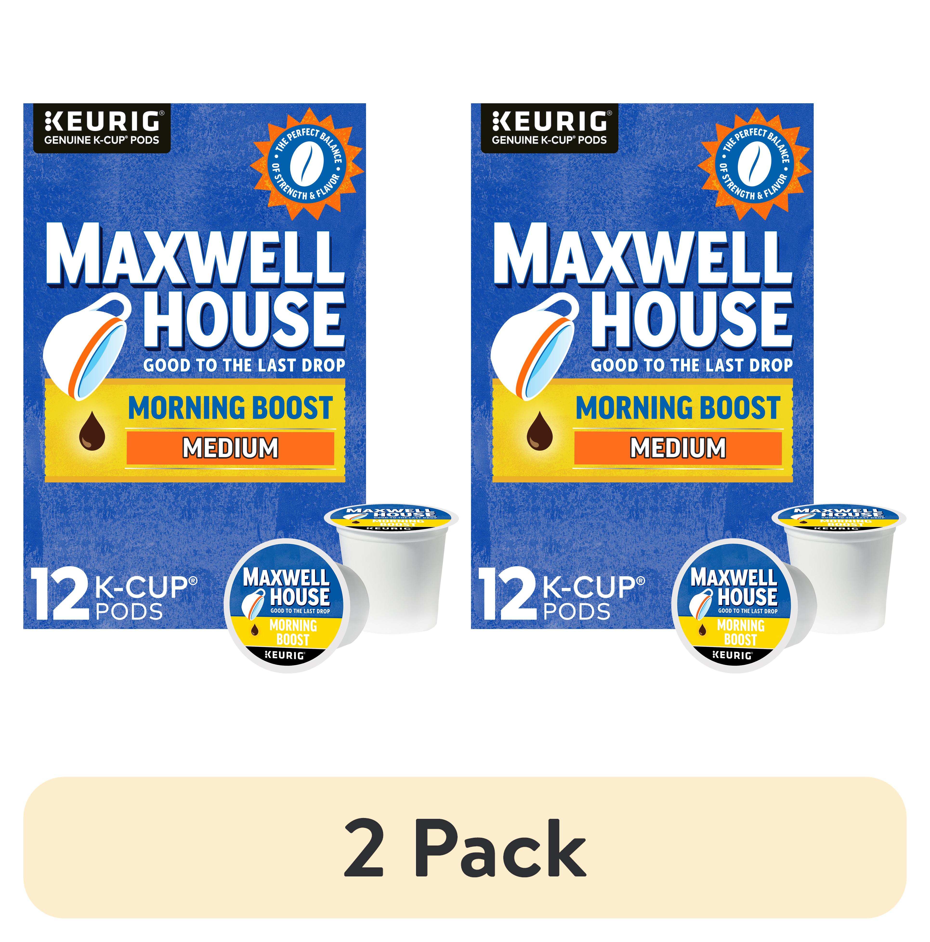(2 pack) Maxwell House Morning Boost Medium Roast KCup® Coffee Pods