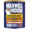 thumbnail image 1 of Maxwell House Morning Brew Medium Roast Ground Coffee, 11.5 oz Canister, 1 of 15