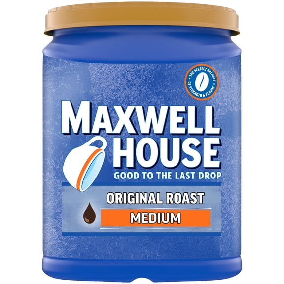 Maxwell House Medium Roast Original Roast Ground Coffee, 42.5 oz. Canister