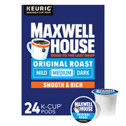 Maxwell House Original Roast Ground Coffee K-Cup Pods, Caffeinated, 24 ct - 8.3 oz Box