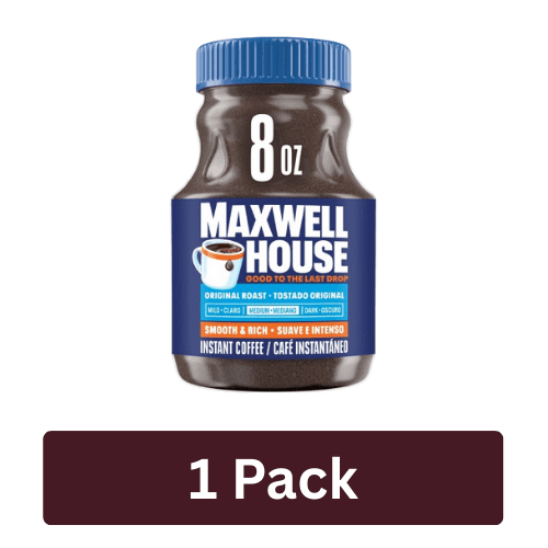 Maxwell House Original Roast Instant Coffee, 8 oz Jar