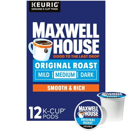 Maxwell House Original Roast Medium Roast K-Cup® Coffee Pods, 12 ct Box