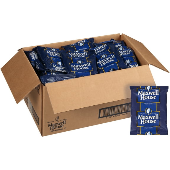 Maxwell House Roast & Ground Coffee, 42 ct Casepack, 1.75 oz Packets