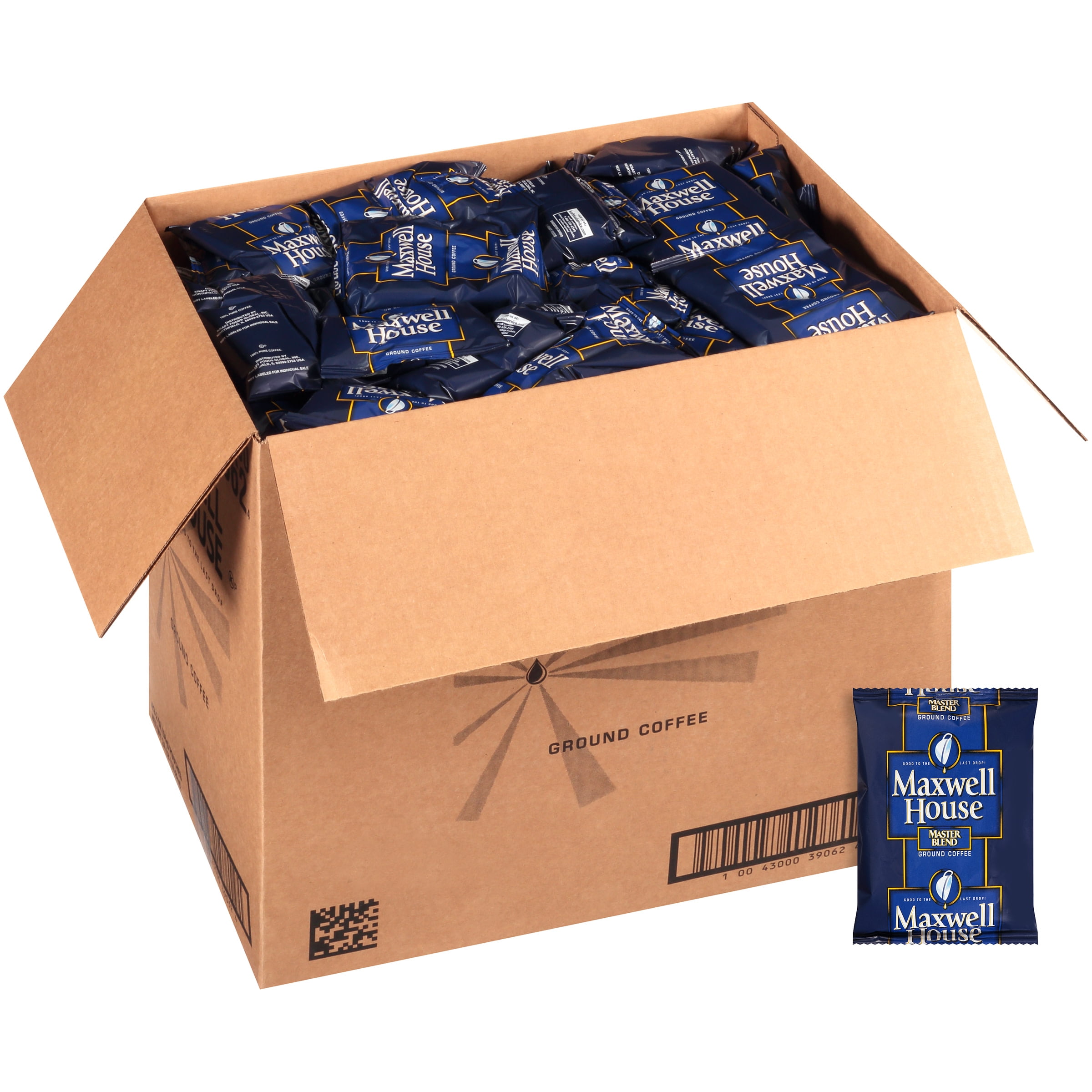Maxwell House Single Serve Ground Coffee, 2 oz. Bags - 192 per Box