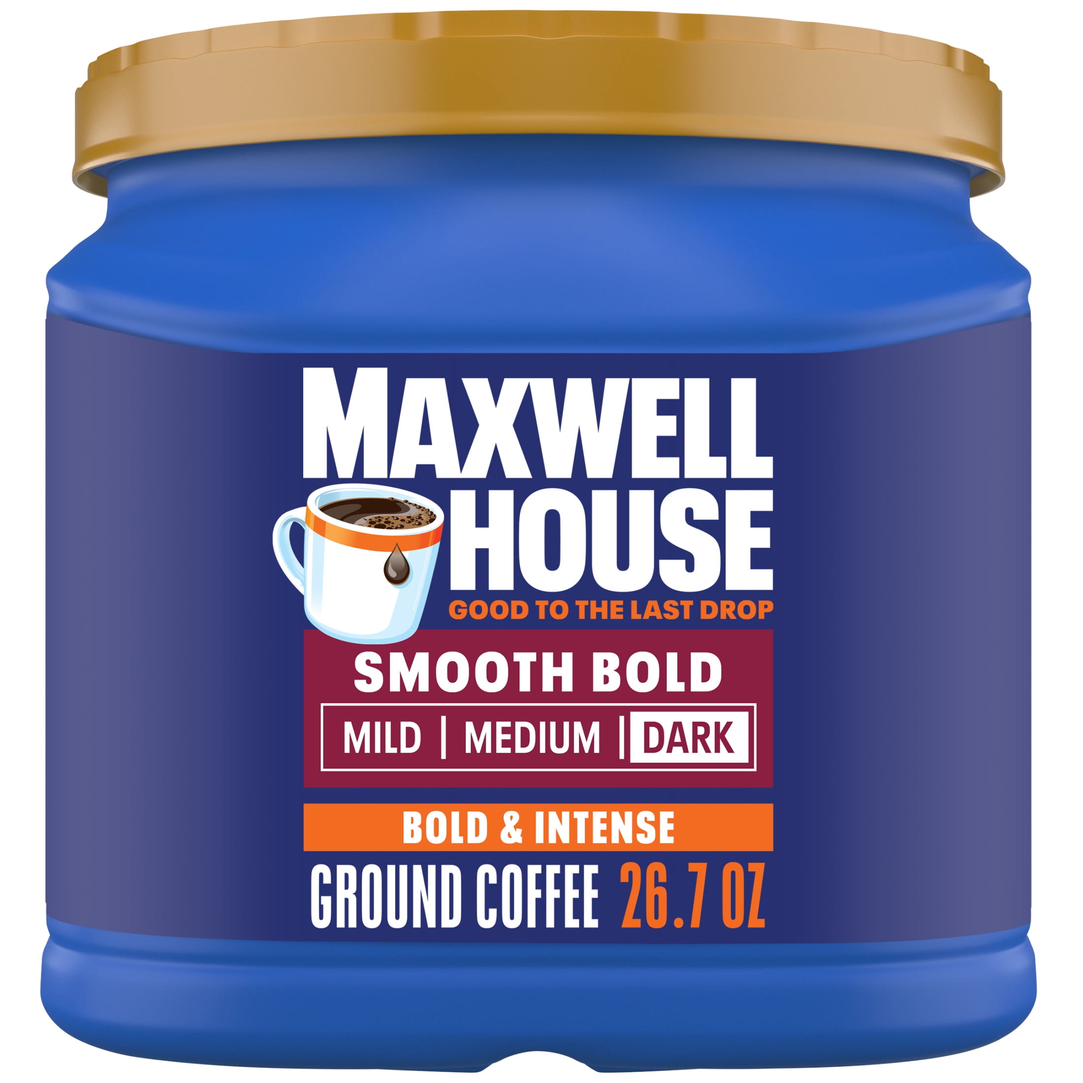 Maxwell House Smooth Bold Ground Coffee, 26.7 oz. Canister