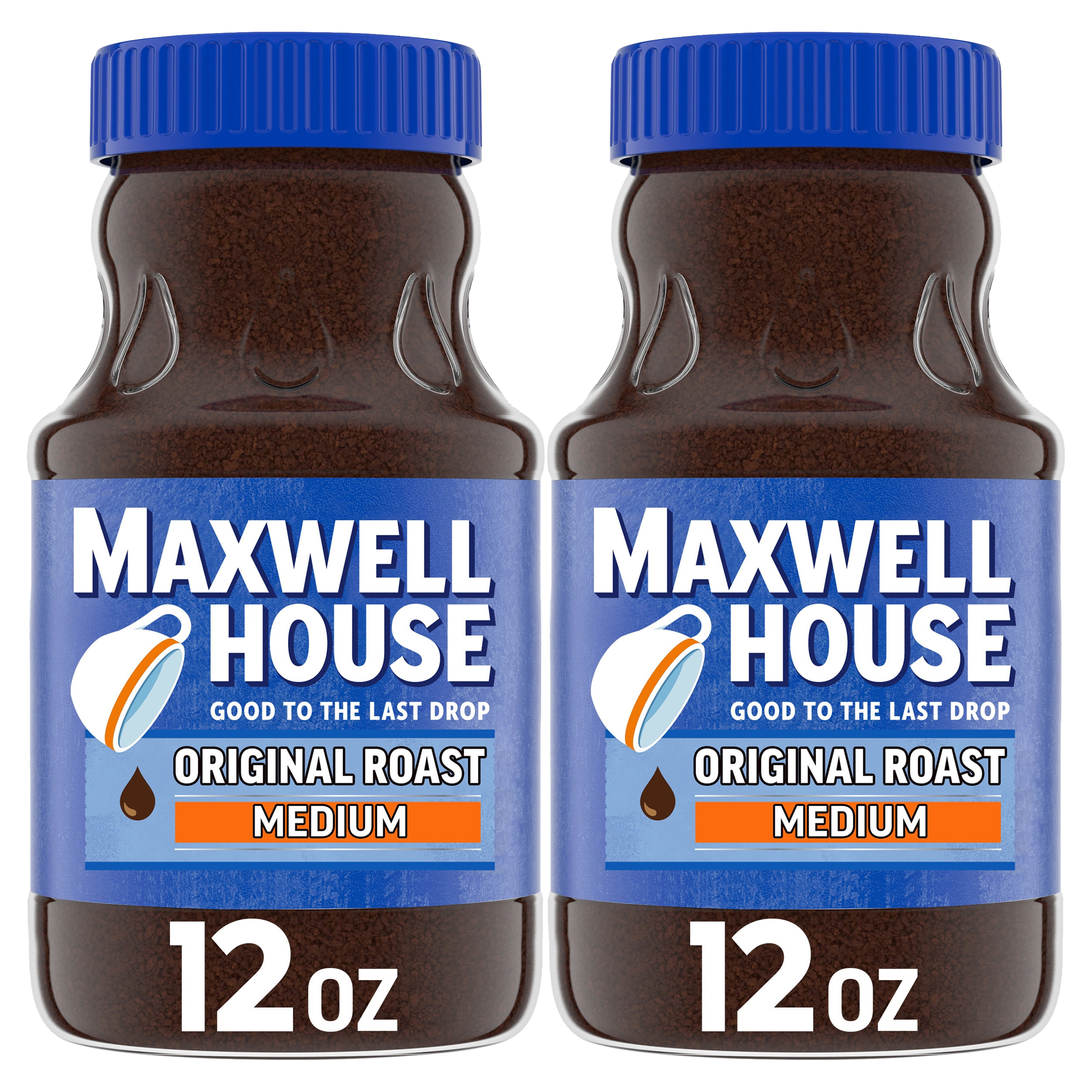Shop (2 pack) Maxwell House The Original Roast Instant Coffee, 12 oz