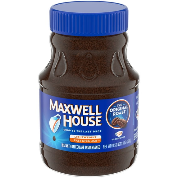 Maxwell House The Original Roast Instant Coffee, 8 oz Jar - 4 Pack