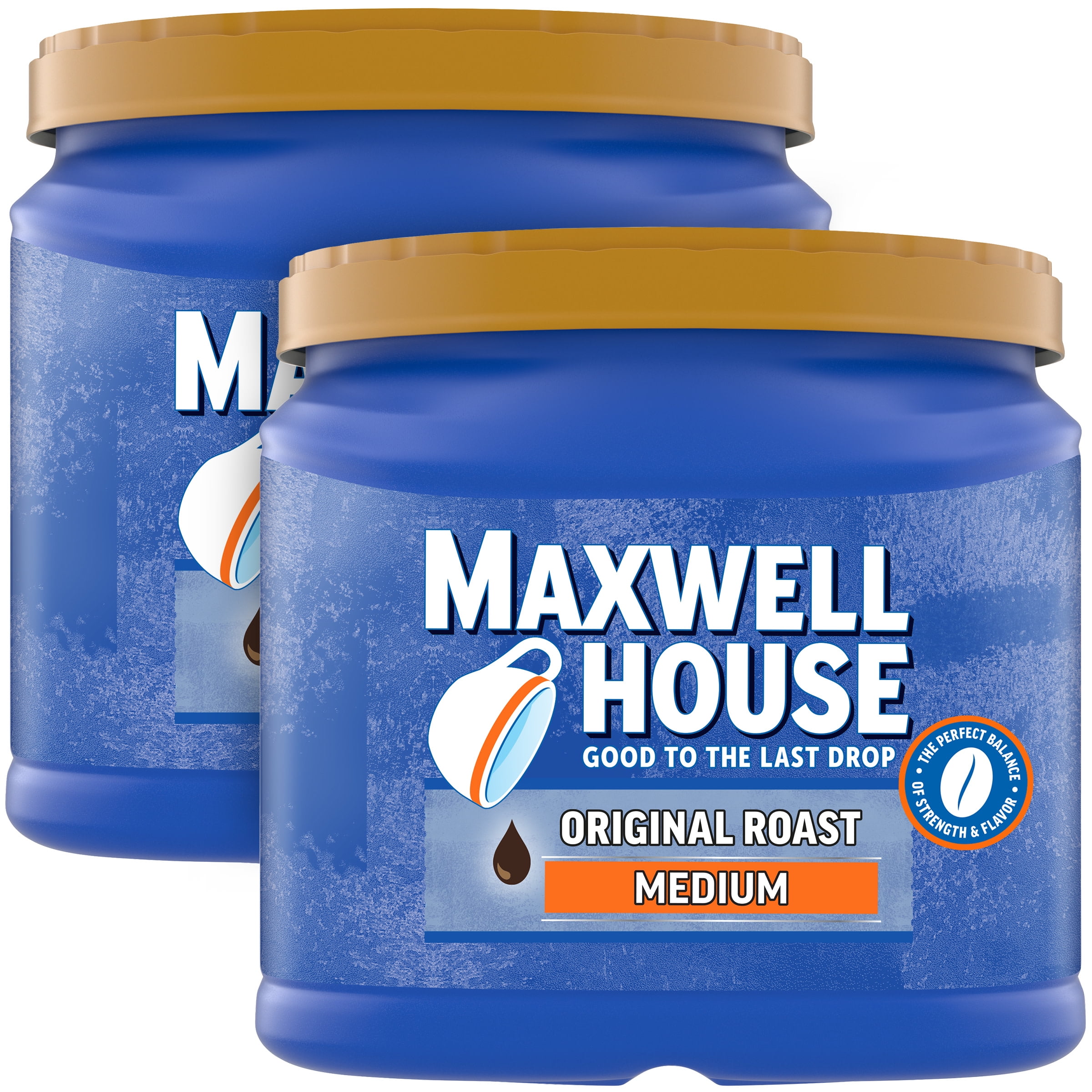 Maxwell House The Original Roast Medium Roast Ground Coffee, 2 ct Pack