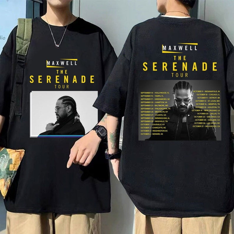 Maxwell The Serenade 2024 North America Tour Shirt, Maxwell 2024(08)