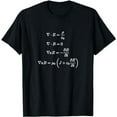 thumbnail image 1 of Maxwell's Equations Differential Science and Math T Shirts, 1 of 5