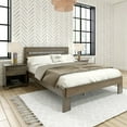 thumbnail image 1 of Maxwood Furniture, Inc. Max and Lily Farmhouse Queen Bed with Plank Headboard Barnwood Brown, 1 of 5